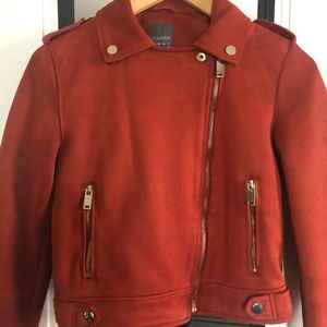 Primark Faux Suede Cropped Biker Jacket